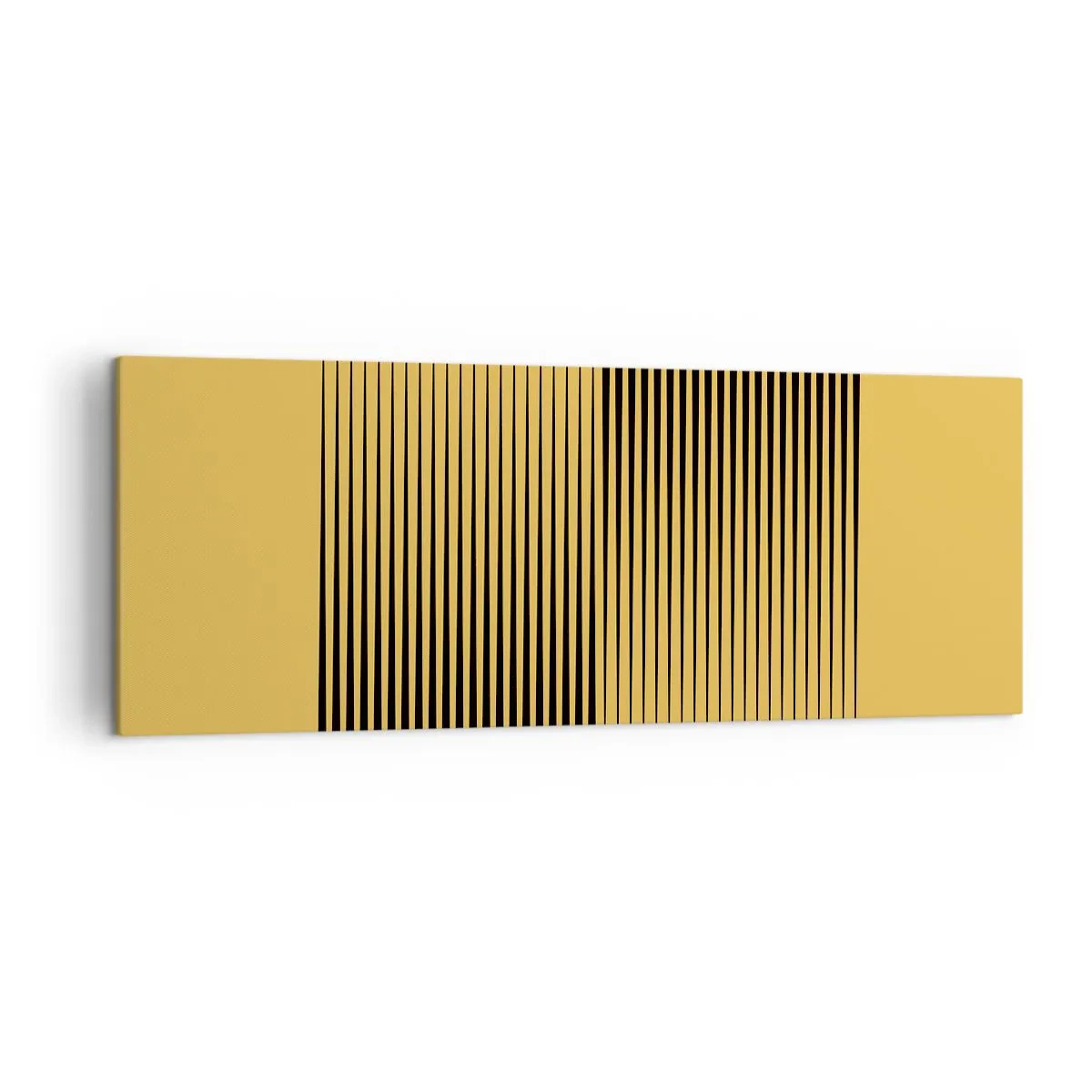 Canvastavla - Bild på duk - Motsatsernas kvadrat - 140x50 cm