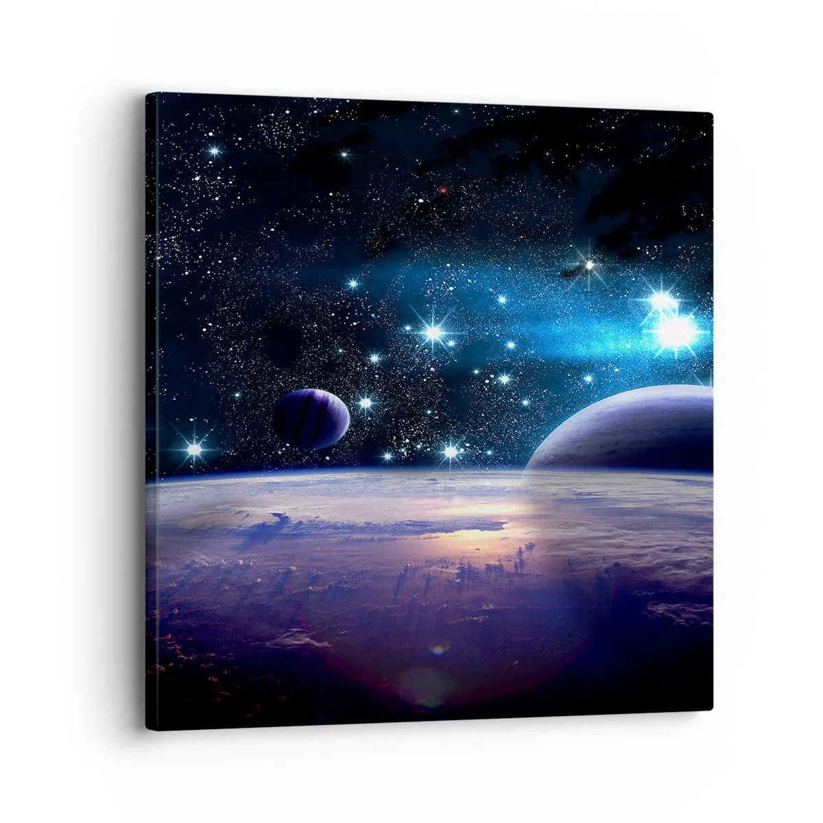 Canvastavla - Bild på duk - Fortfarande ensamma? - 30x30 cm