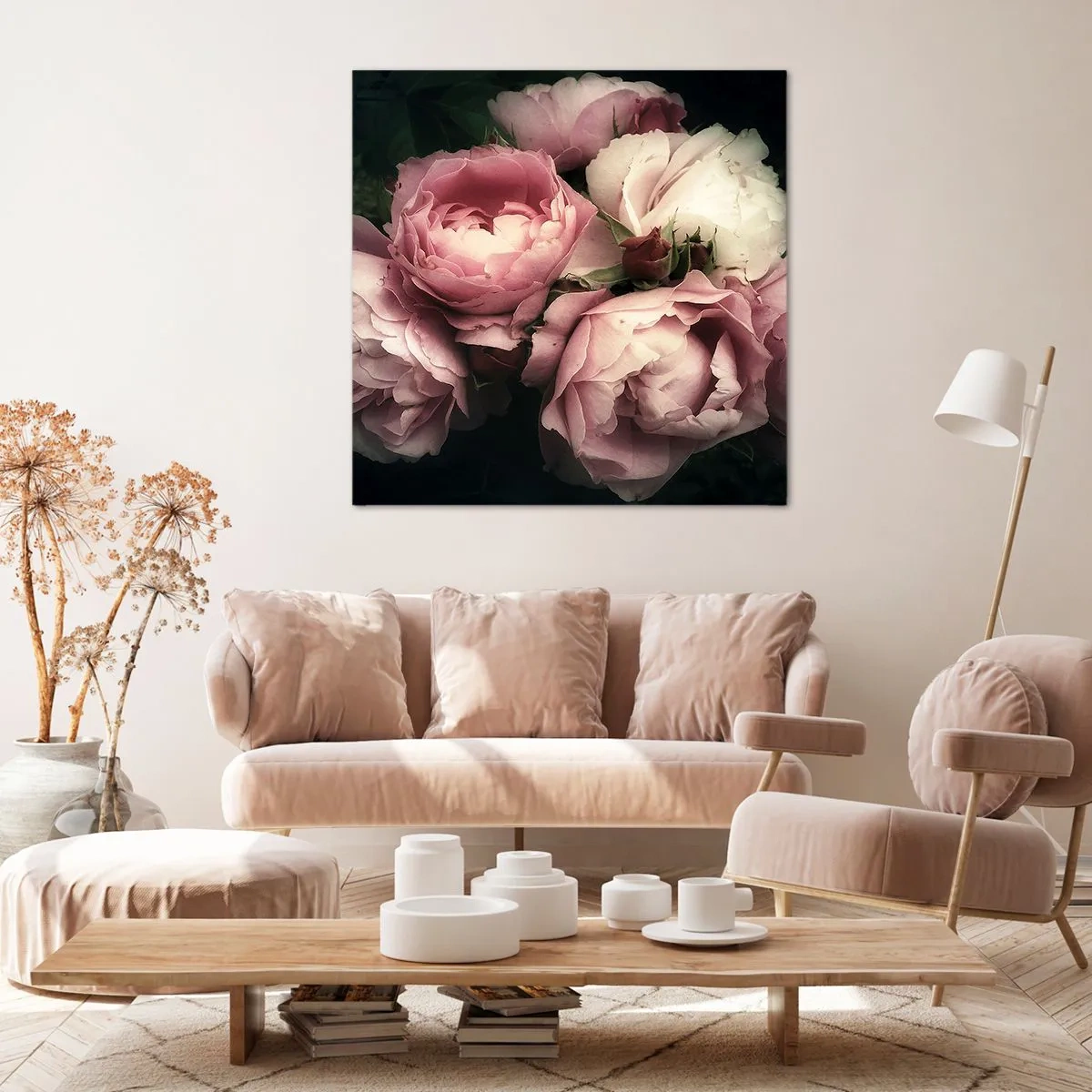 Canvastavla - Bild på duk - Belle epoque charm - 30x30 cm