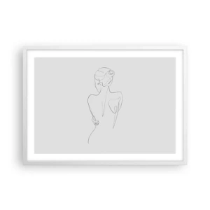 Affisch i vit ram - Kroppens musik - 70x50 cm
