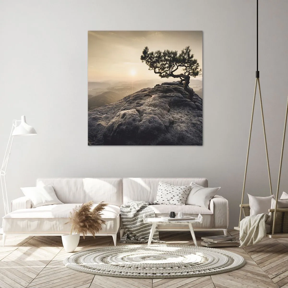 Canvastavla - Bild på duk - Livet vinner alltid - 30x30 cm