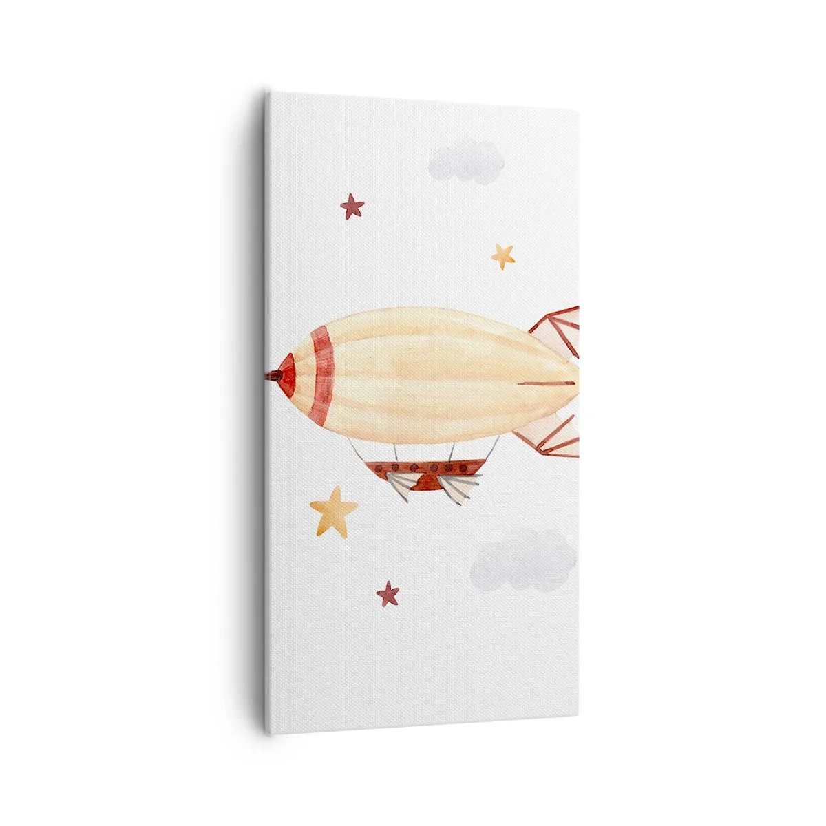 Canvastavla - Bild på duk - Luftskepp - 55x100 cm