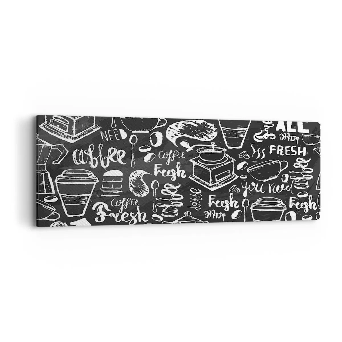 Canvastavla - Bild på duk - All you need is… - 90x30 cm