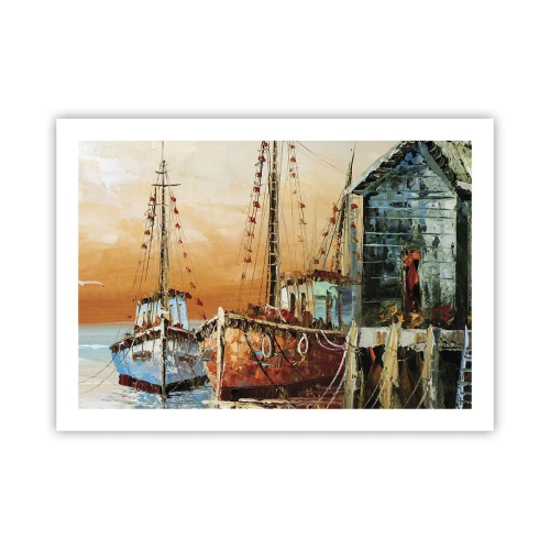 Affisch - Lugn hemresa - 70x50 cm