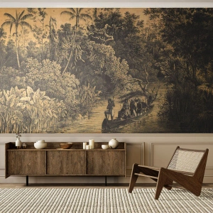 Självhäftande Fototapet Deluxe Sticker - Resa till källan - Djungel, Amazonia, Tropikerna - 200x140 cm
