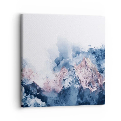 Canvastavla - Bild på duk - Det är toppen! - 30x30 cm