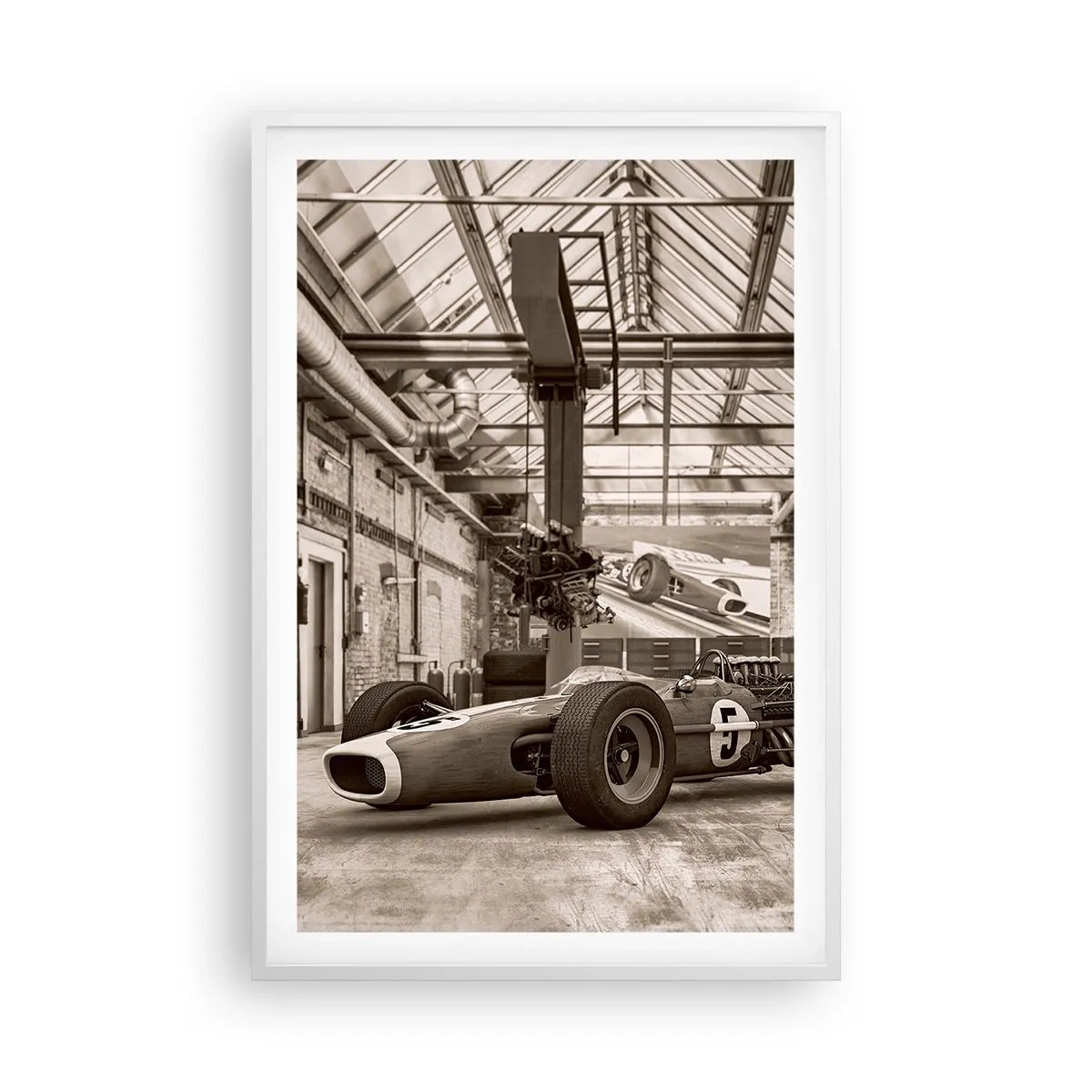 Affisch i vit ram - Segrarens vila - 61x91 cm