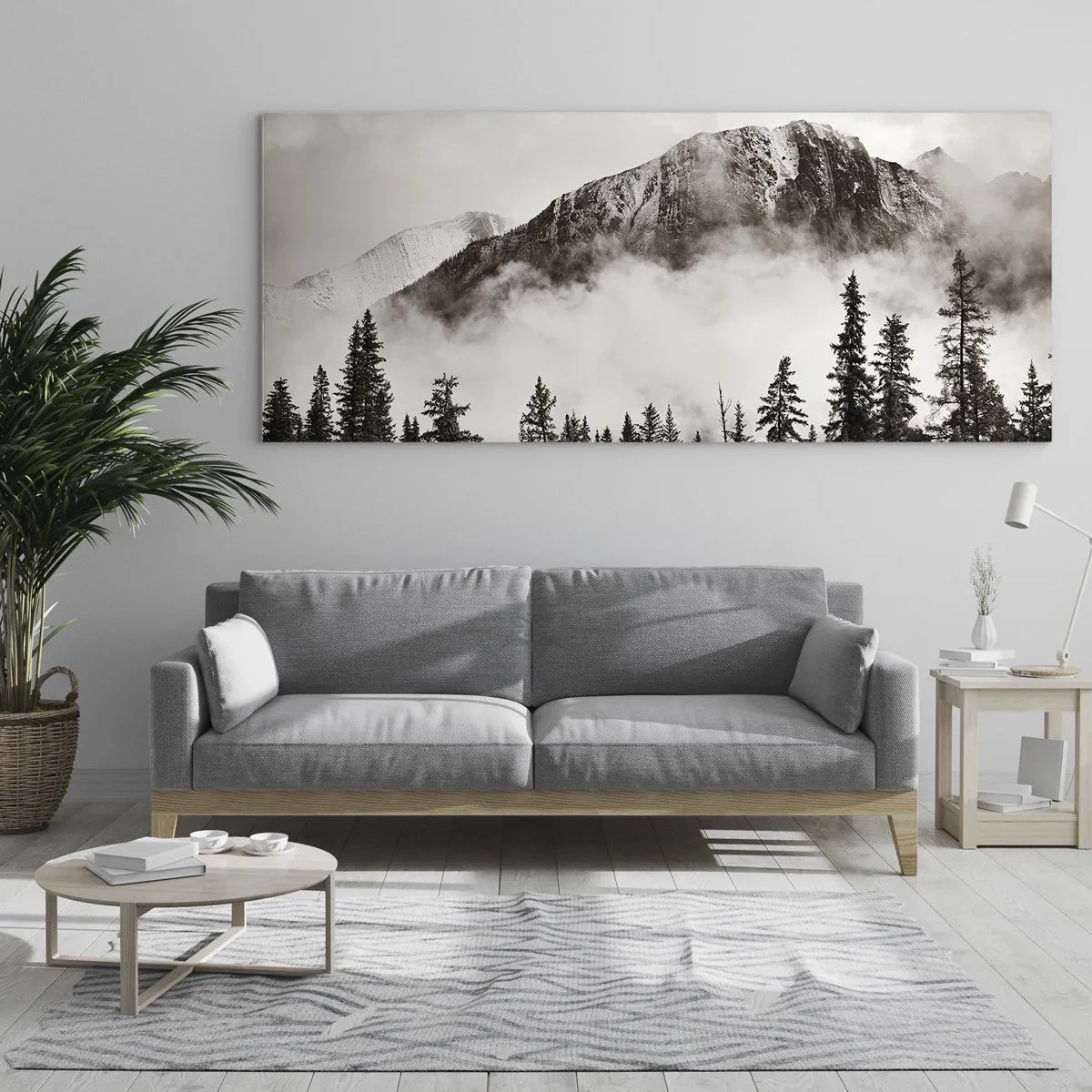 Glastavla - Bild på glas - Granithärskare - 100x40 cm