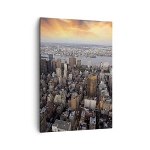 Canvastavla - Bild på duk - Våra tiders slagande hjärta - 50x70 cm