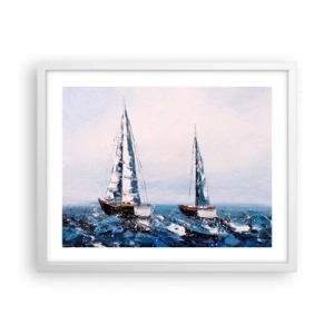 Affisch i vit ram - Vindens broderskap - 50x40 cm