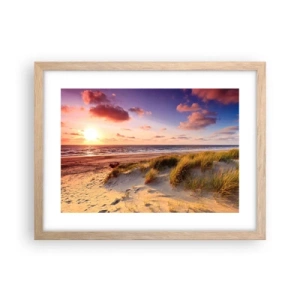 Affisch i ram av ljusek - Luften luktar sommar - 40x30 cm