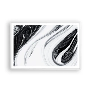 Affisch i vit ram - Motsatskombination - 91x61 cm