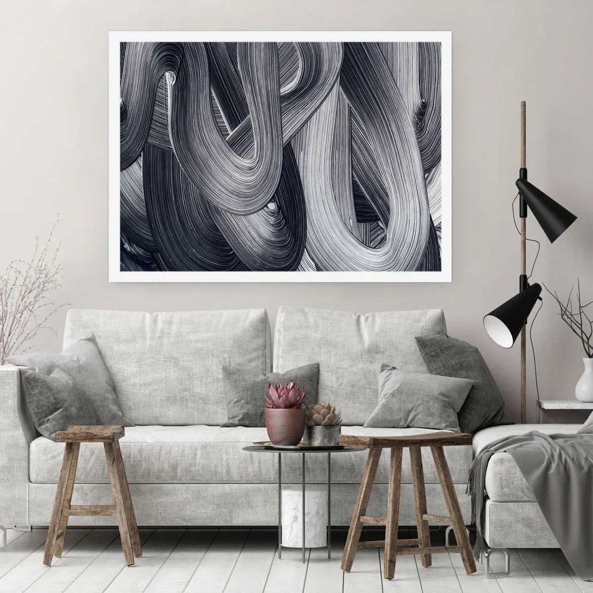 Affisch - Verklighetens flythet - 50x40 cm