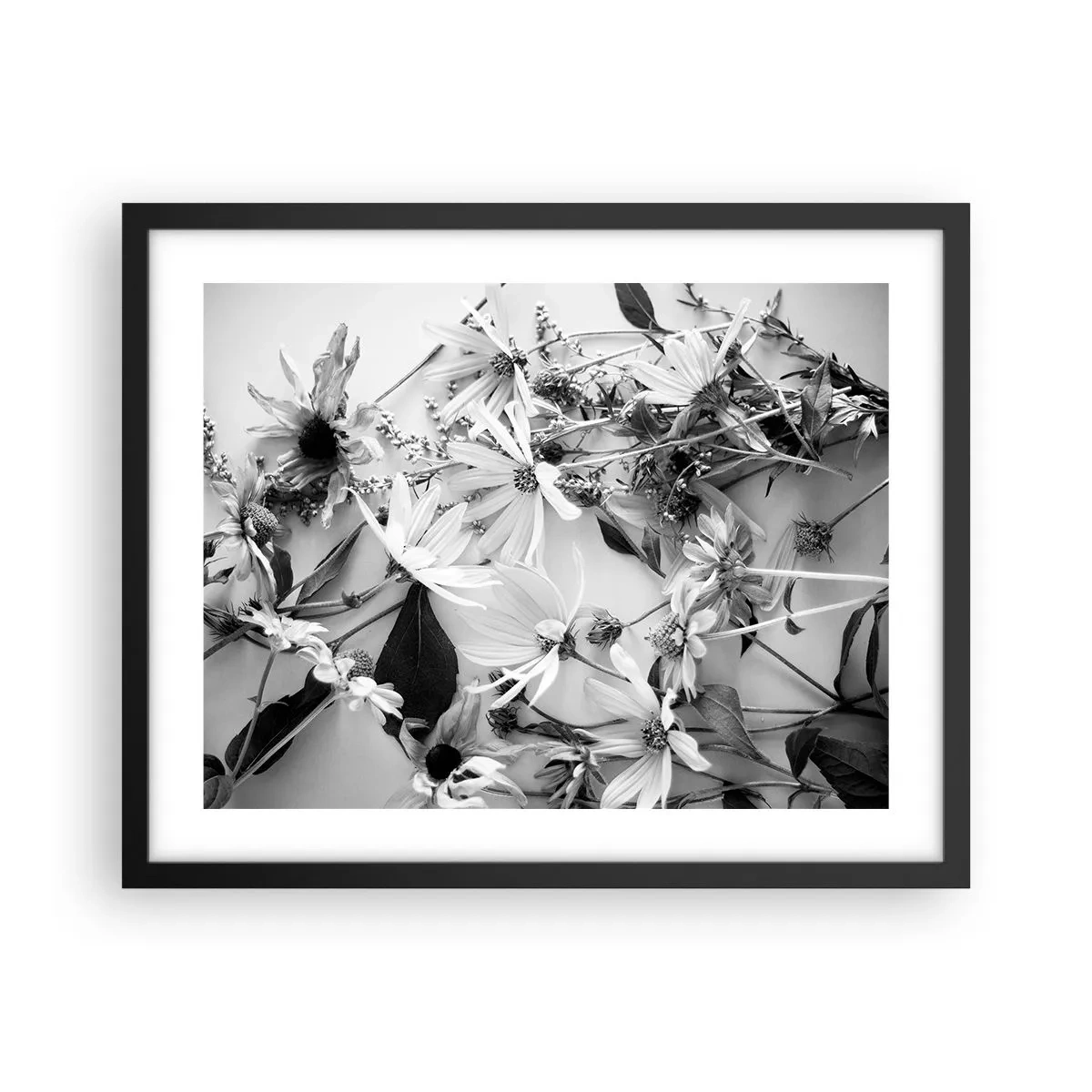 Affisch i svart ram - Icke-blombukett - 50x40 cm