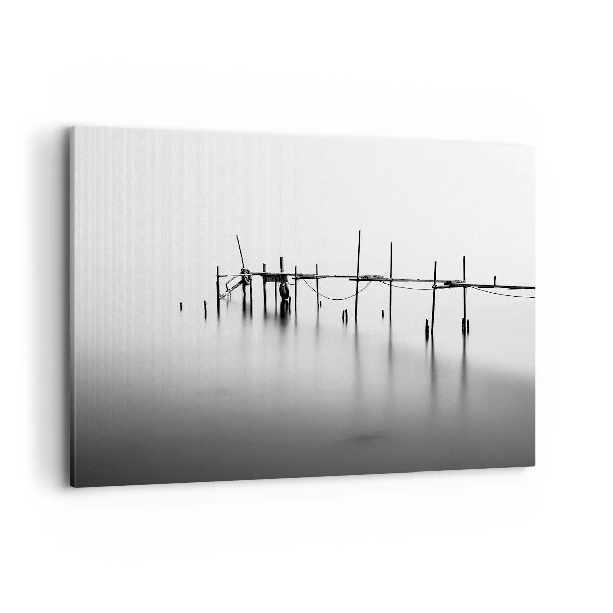 Canvastavla - Bild på duk - Och om världen inte finns? - 100x70 cm