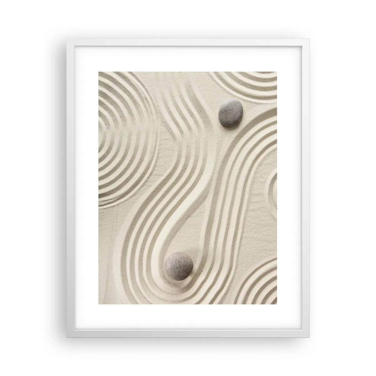 Affisch i vit ram - Värmens beröring - 40x50 cm