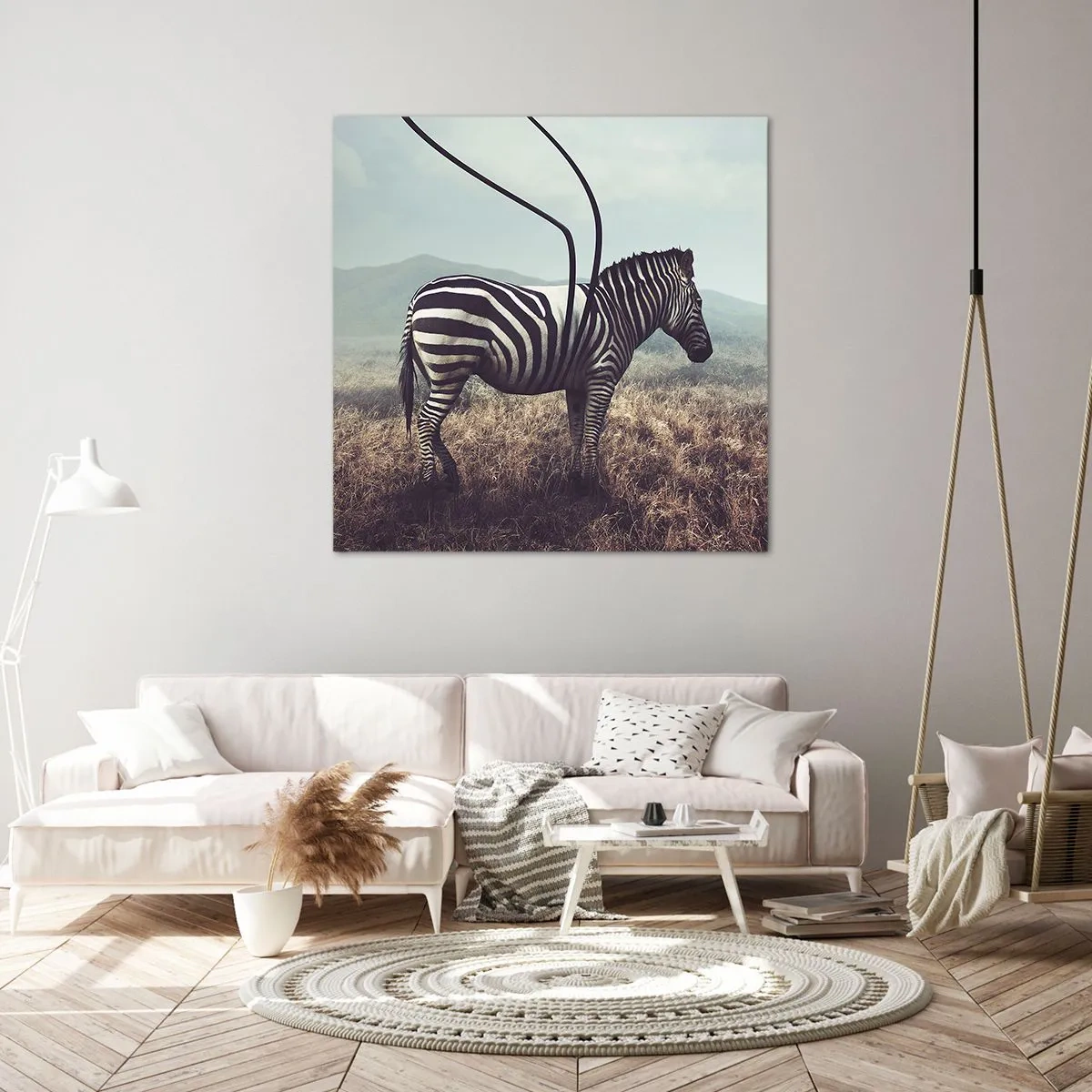 Canvastavla - Bild på duk - Akta! Fel - 30x30 cm