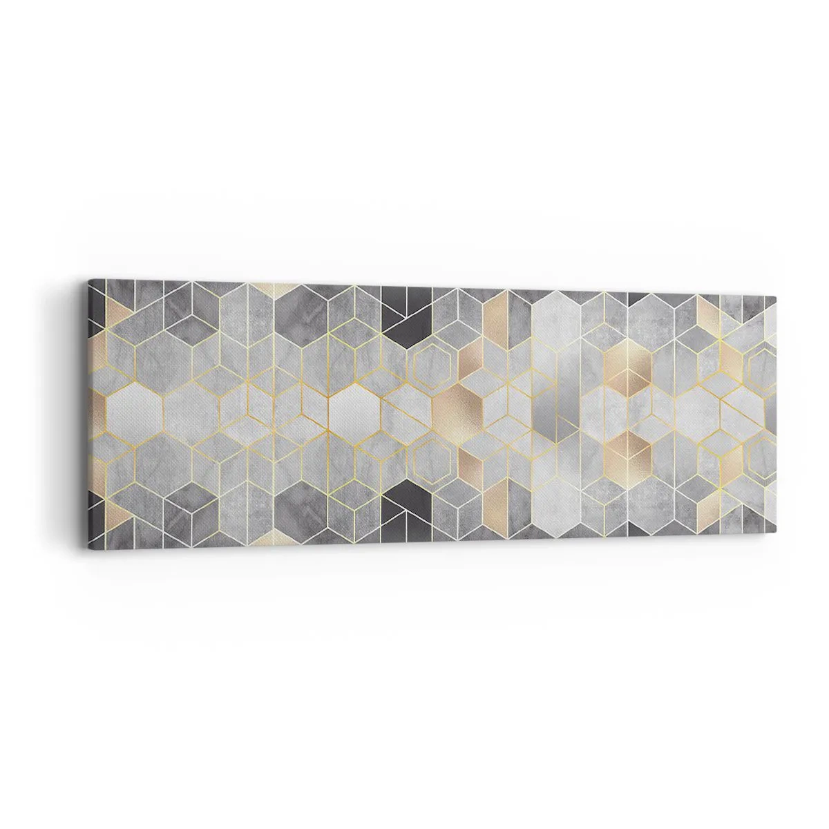 Canvastavla - Bild på duk - Diamantkomposition - 90x30 cm
