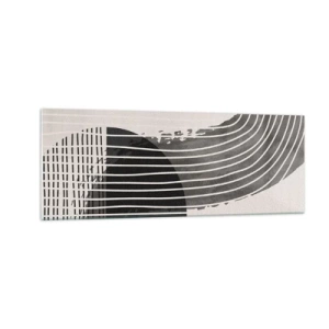 Glastavla - Bild på glas - Dit och tillbaka - 140x50 cm