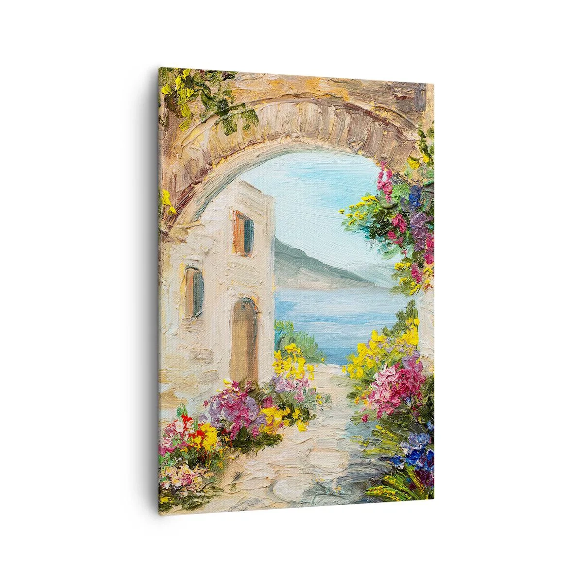 Canvastavla - Bild på duk - Kustprovinsens charm - 70x100 cm
