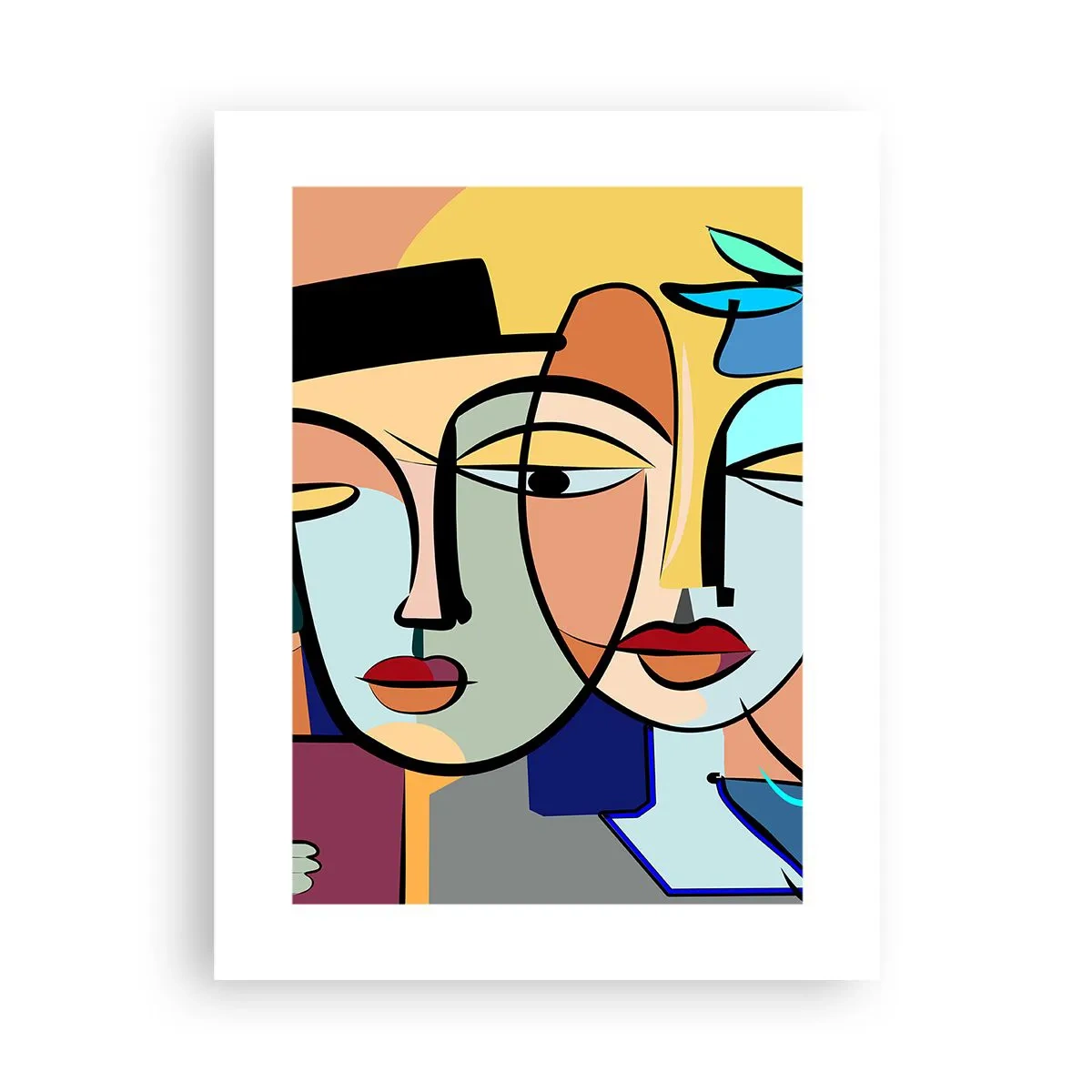 Affisch - Picassos randez vous - 30x40 cm