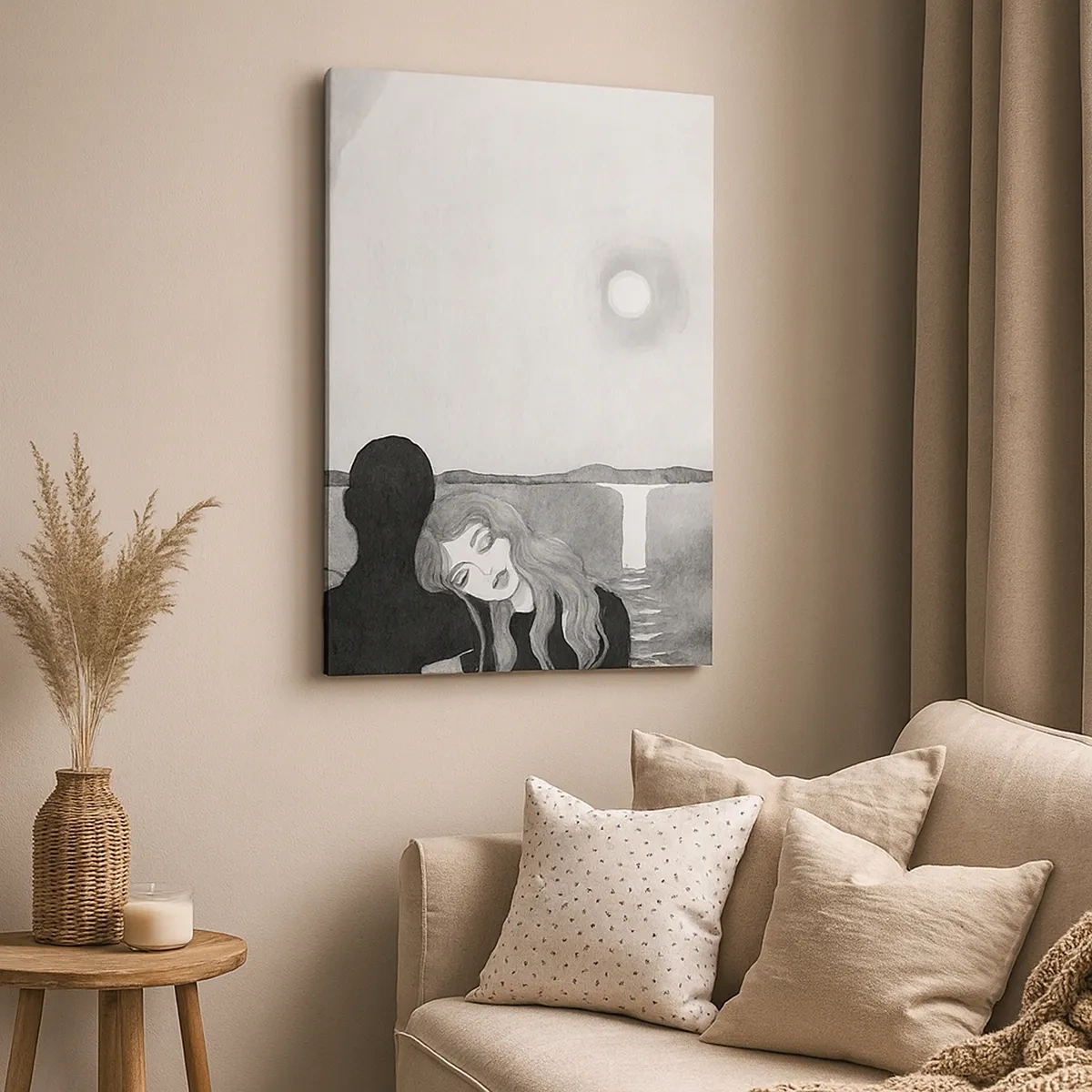 Canvastavla - Bild på duk - Alltid hemlighet - 50x70 cm