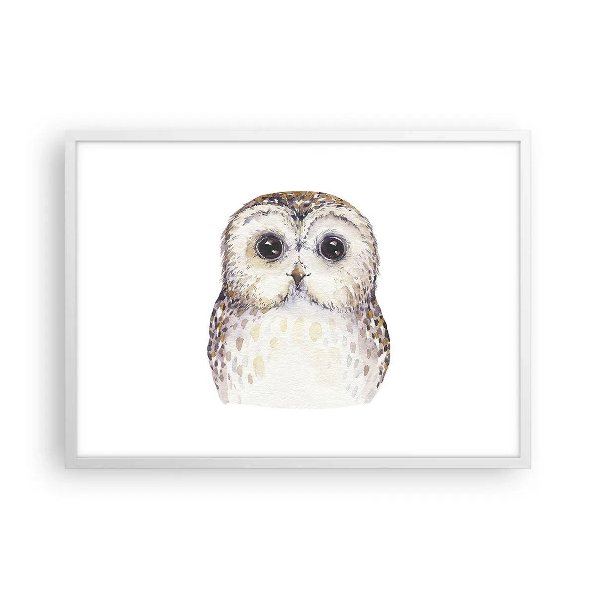 Affisch i vit ram - Titta i mina ögon - 70x50 cm