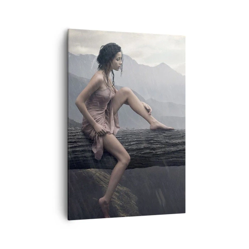 Canvastavla - Bild på duk - Skönhetens topp - 70x100 cm