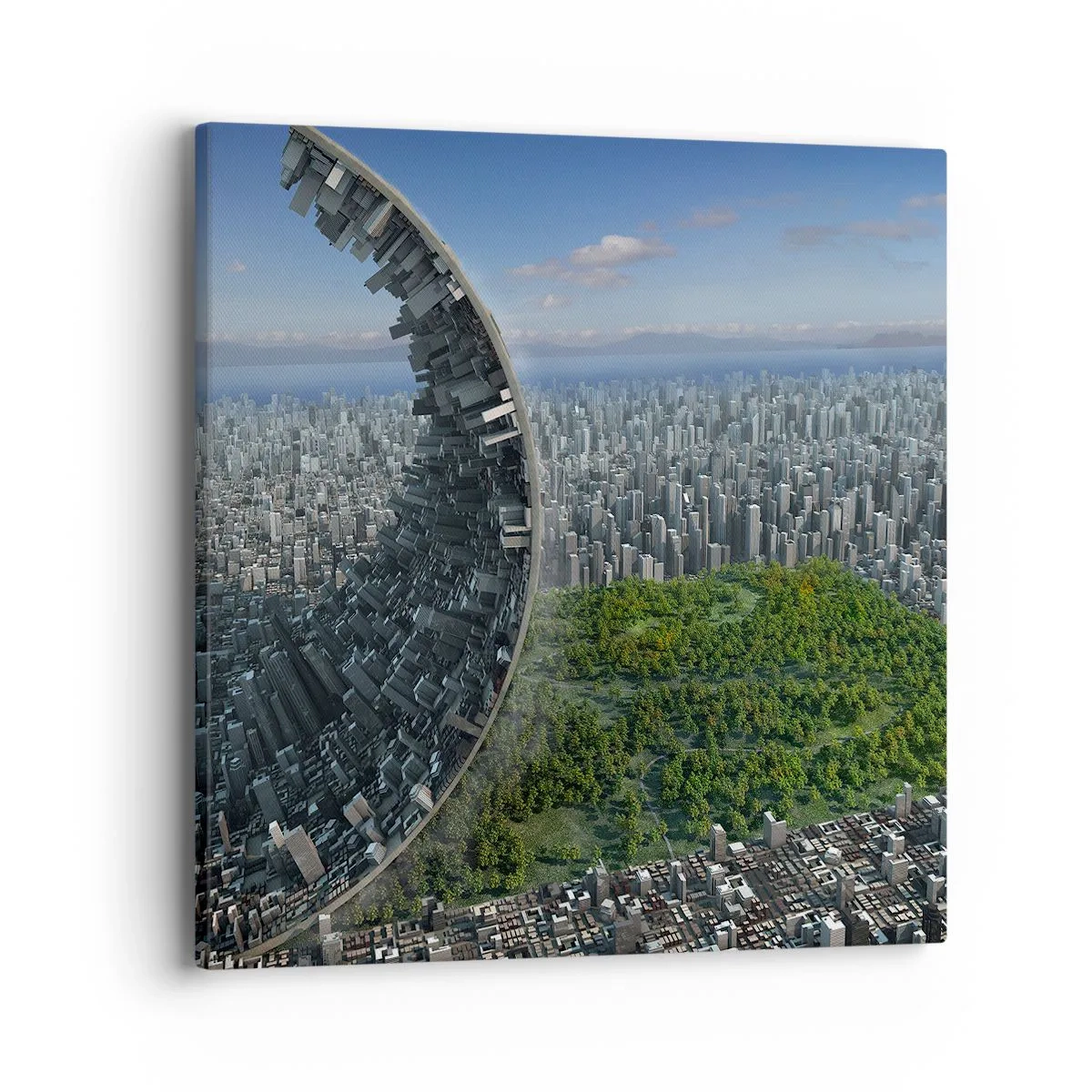 Canvastavla - Bild på duk - Naturen är evig - 40x40 cm