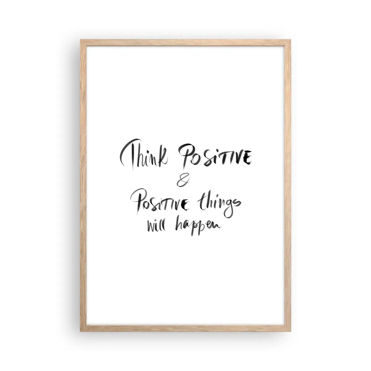 Affisch i ram av ljusek - Hur ska man leva? - 50x70 cm