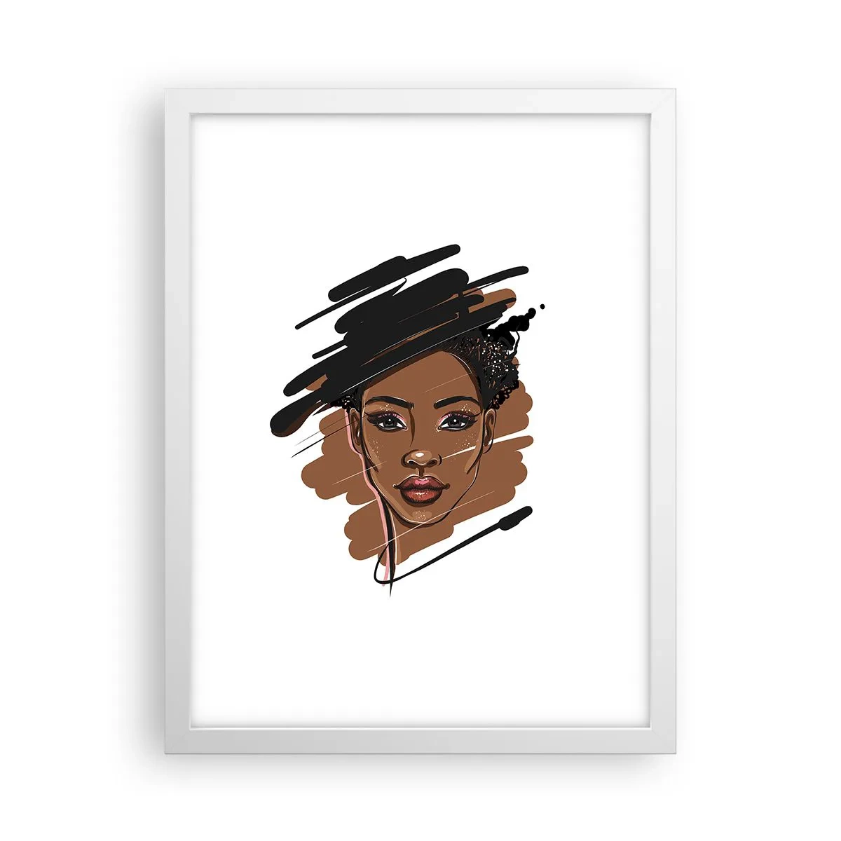 Affisch i vit ram - Söt som choklad - 30x40 cm