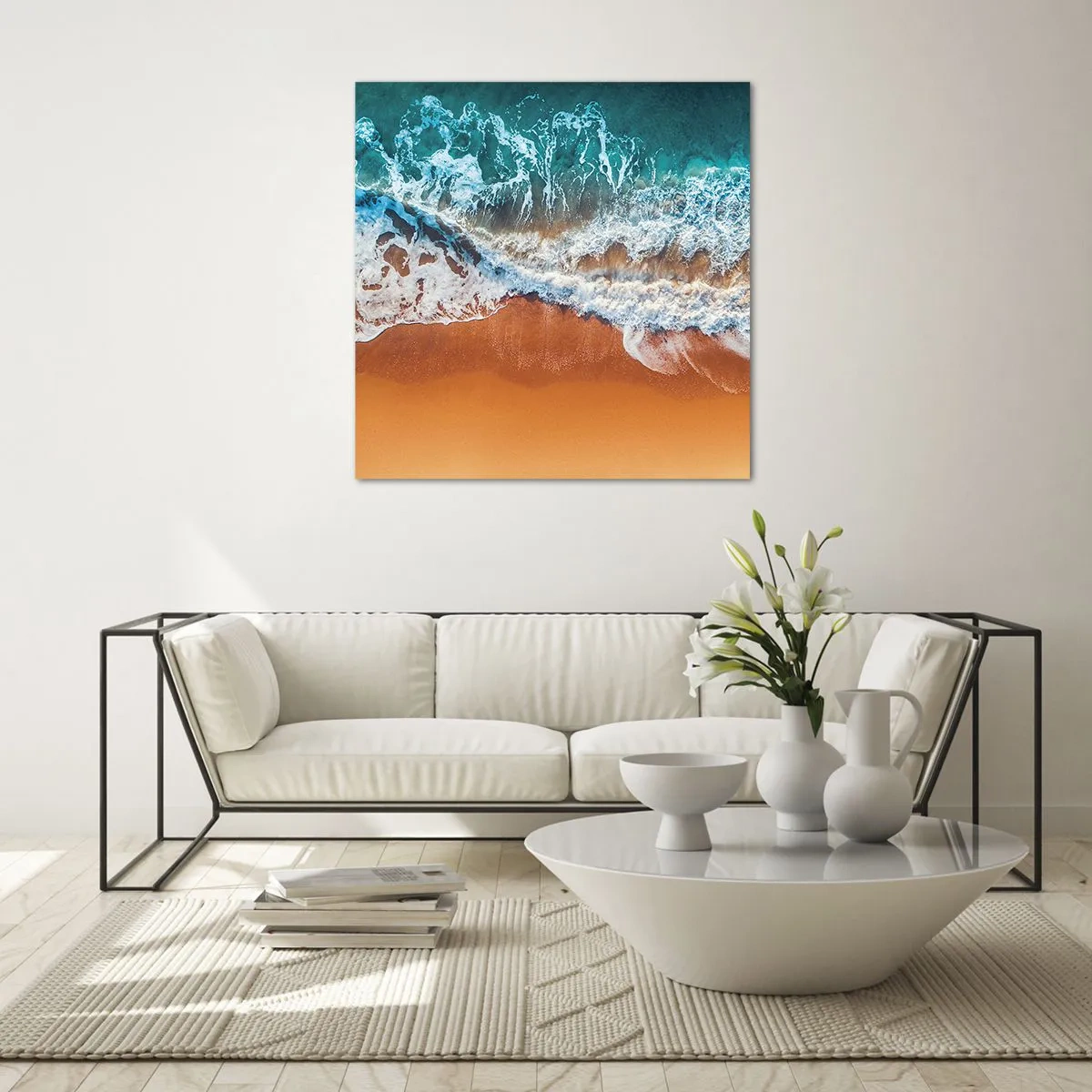 Glastavla - Bild på glas - Alltid i par - 50x50 cm