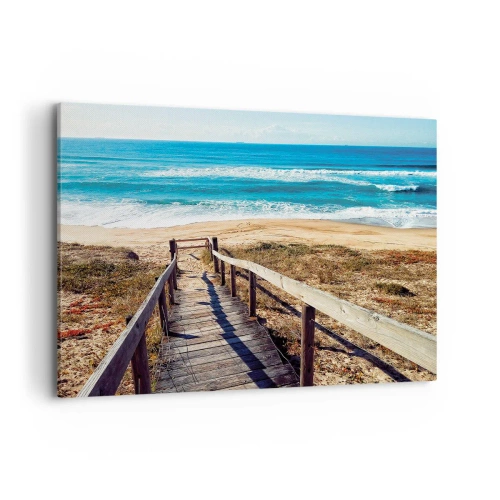 Canvastavla - Bild på duk - Spring! - 120x80 cm