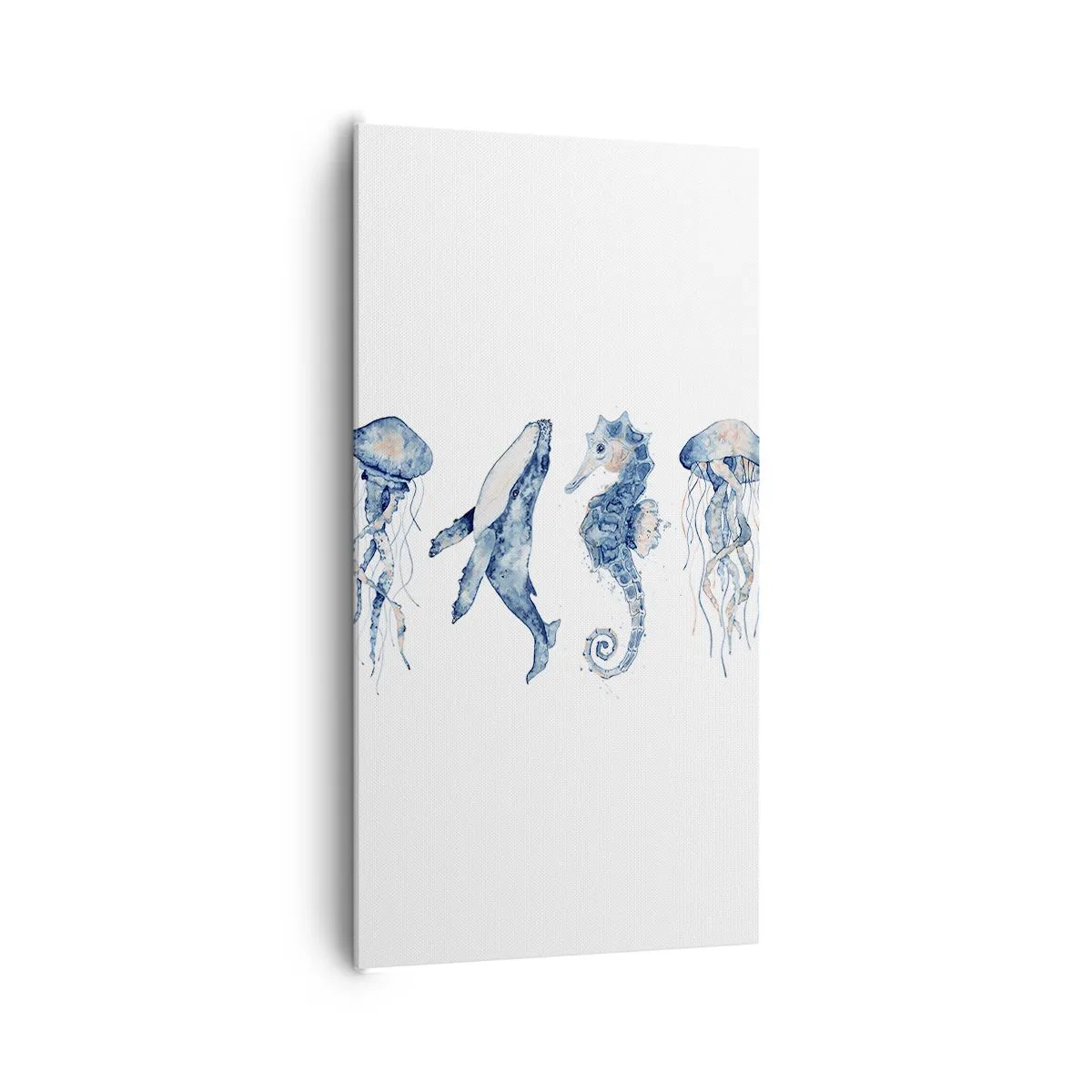 Canvastavla - Bild på duk - Havets under - 65x120 cm