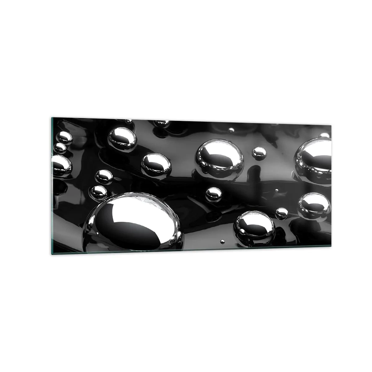 Glastavla - Bild på glas - Ur svarta massan - 120x50 cm