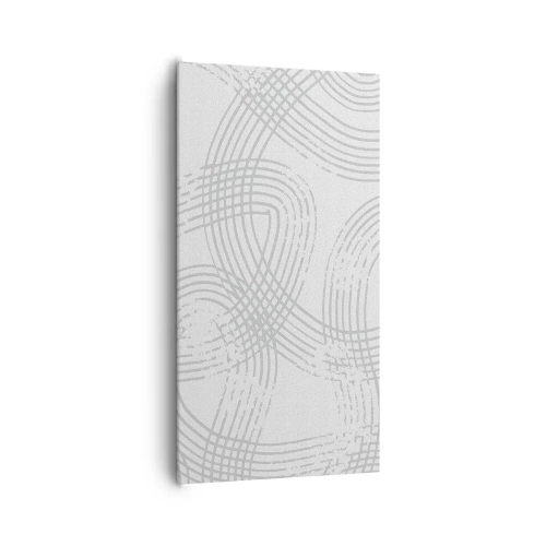 Canvastavla - Bild på duk - Det finns ingen rak väg - 65x120 cm
