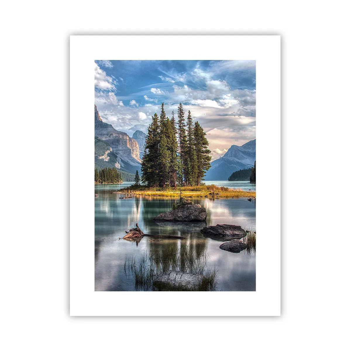 Affisch - Vid stort och rent vatten - 30x40 cm