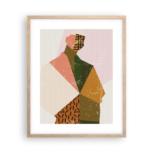 Affisch i ram av ljusek - Människan - en komplex varelse - 40x50 cm