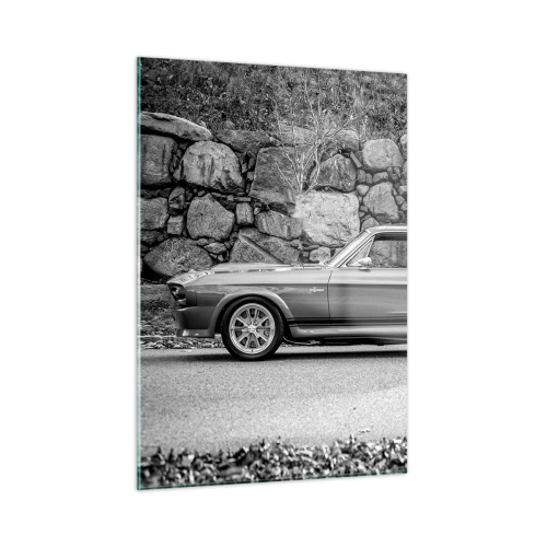 Glastavla - Bild på glas - Legend från 60-talet - 50x70 cm