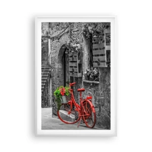 Affisch i vit ram - Toskansk hörna - 61x91 cm