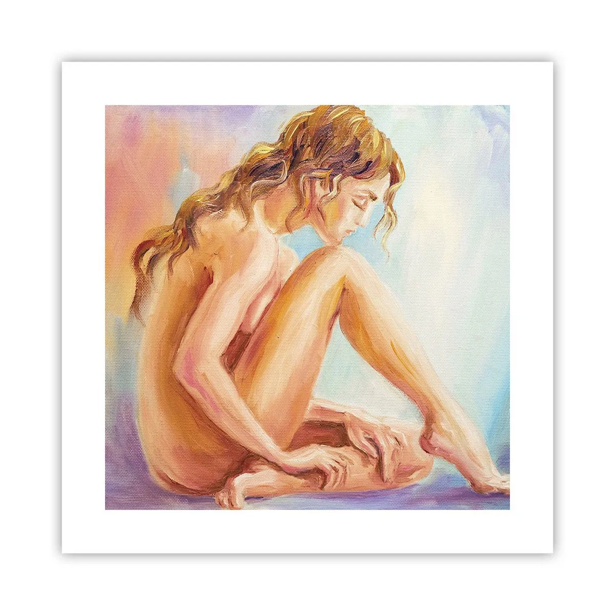 Affisch - Kärlekens akt - 40x40 cm