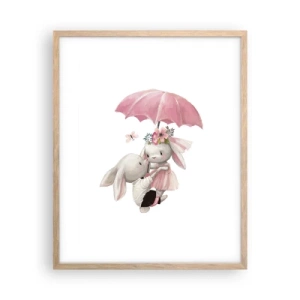 Affisch i ram av ljusek - Det är just kärlek - 40x50 cm