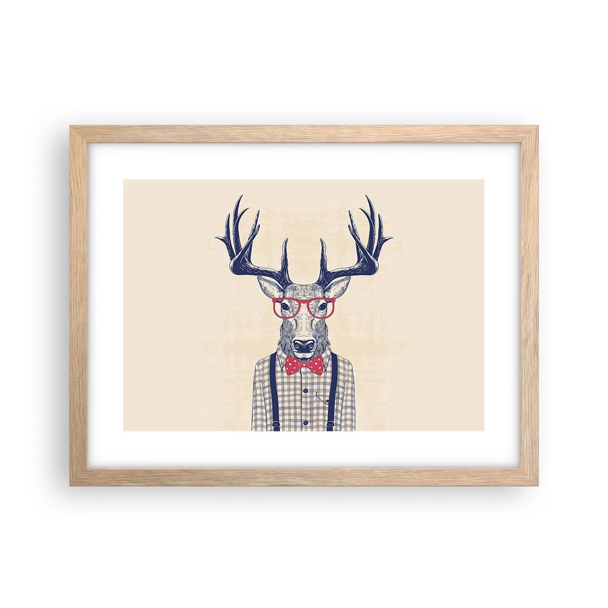 Affisch i ram av ljusek - Rolig extravagans - 40x30 cm