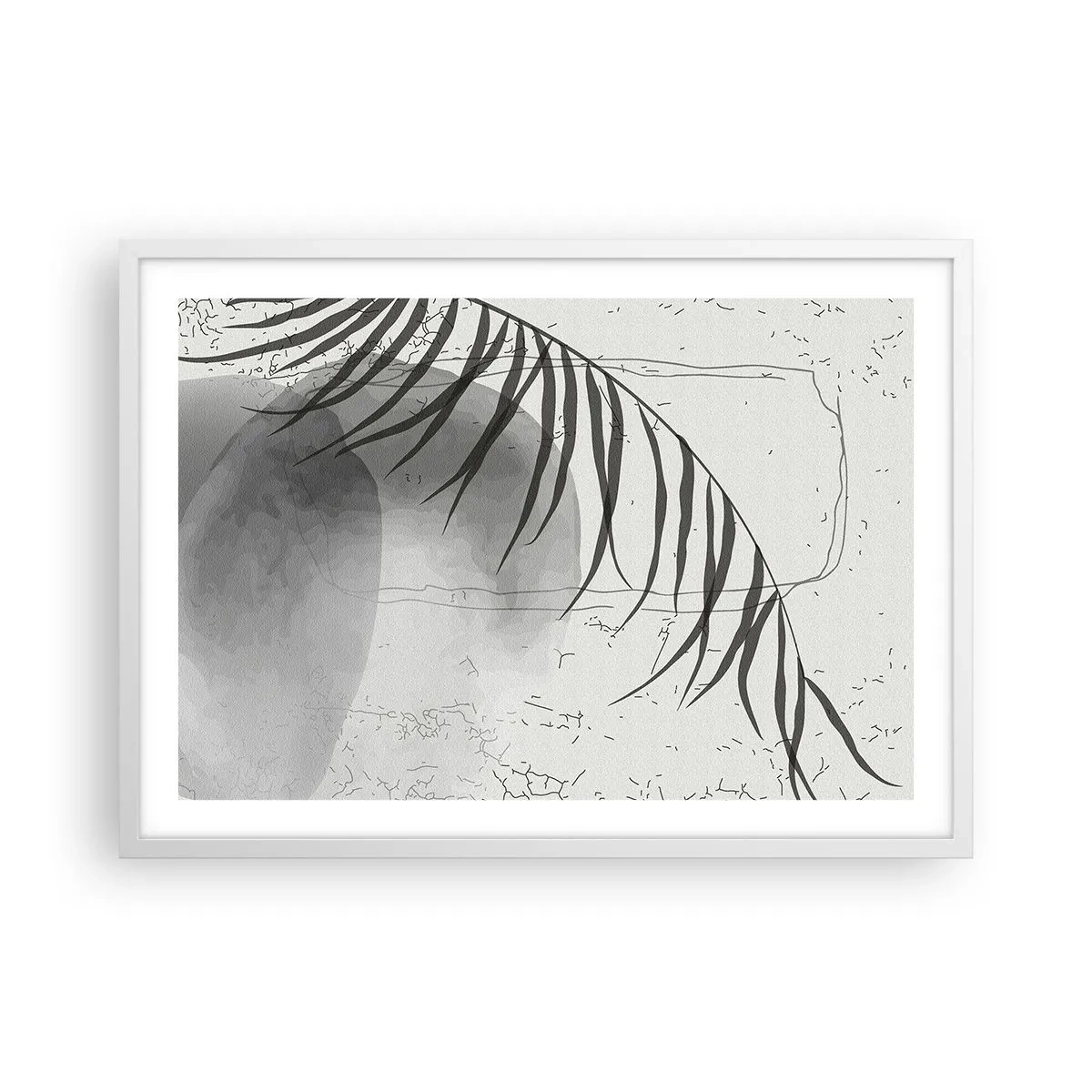 Affisch i vit ram - Den subtila exotismen i naturen - 70x50 cm
