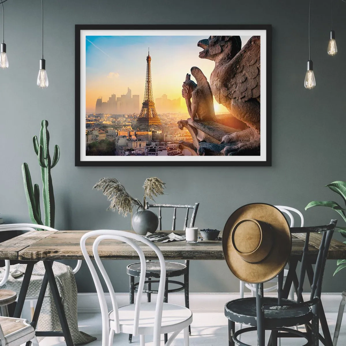 Affisch i svart ram - En hel del har ändrats… - 70x50 cm