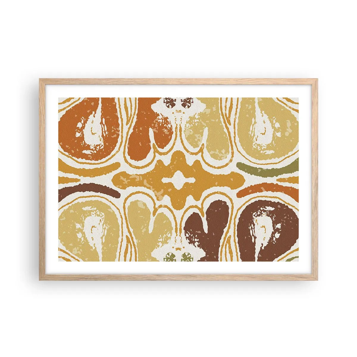 Affisch i ram av ljusek - Sentimental abstraktion - 70x50 cm