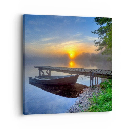 Canvastavla - Bild på duk - Det vanliga förvandlas till det magiska - 30x30 cm