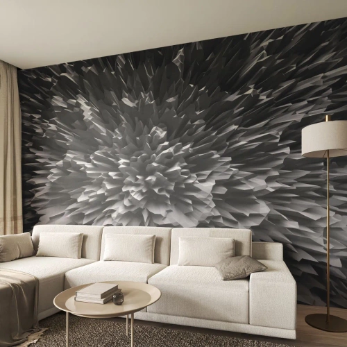 Självhäftande Fototapet Deluxe Sticker - Det kan inte bli vassare än så här - 3D, Modern, Tredimensionell - 100x70 cm