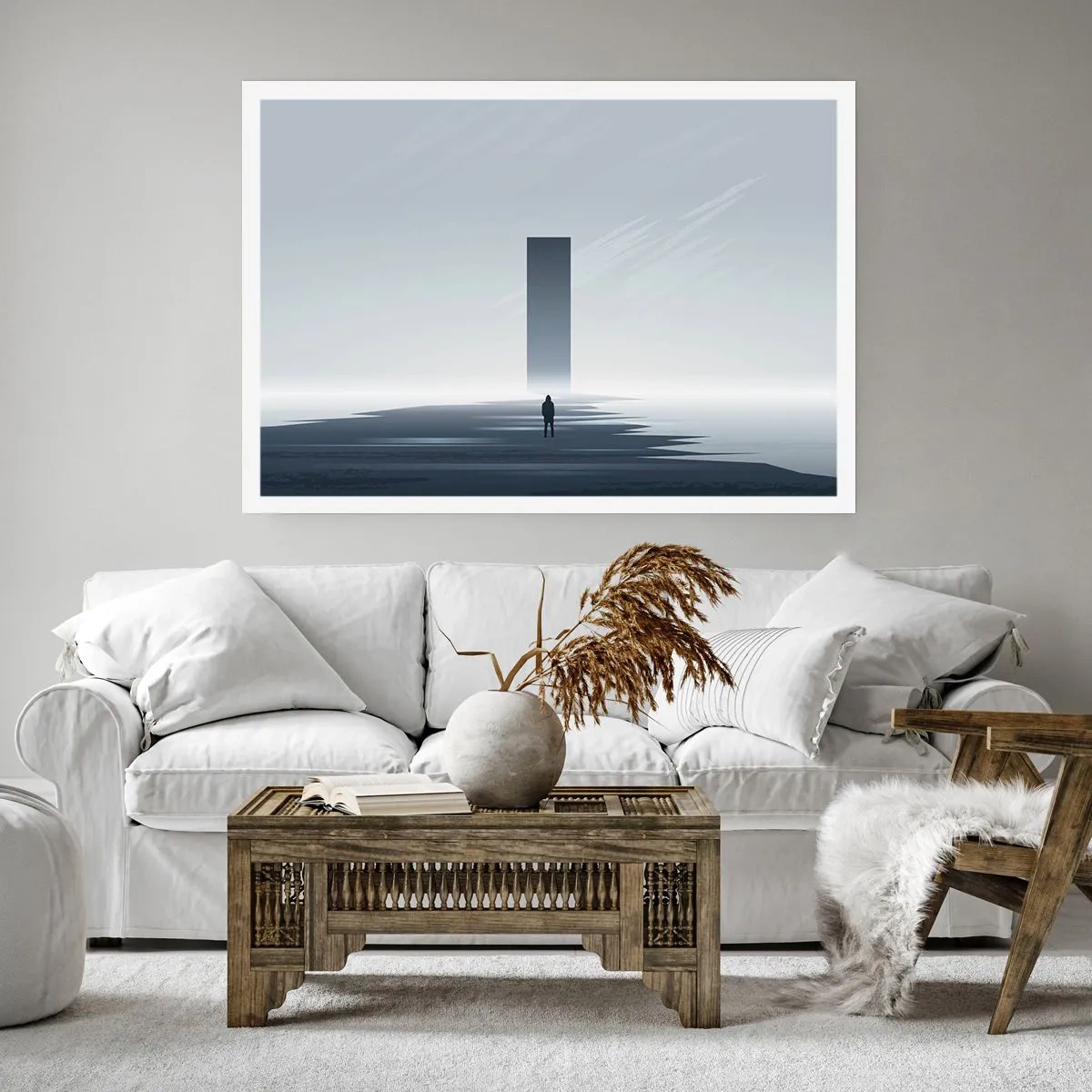 Affisch - Möjlighet eller hot? - 100x70 cm