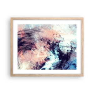 Affisch i ram av ljusek - Känn vinden - 50x40 cm